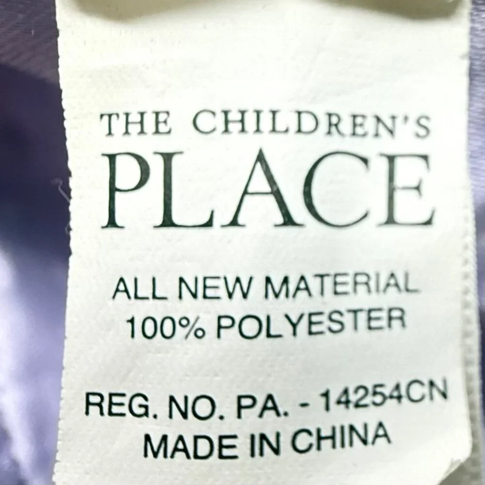 Childrens Place Bundles Baby Place‎ Lovey Unicorn Purple Minky Dot Satin  11.5